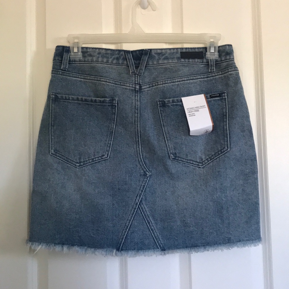 ✨Volcom Jeans Ripped Skirt✨ - Picture 2 of 5